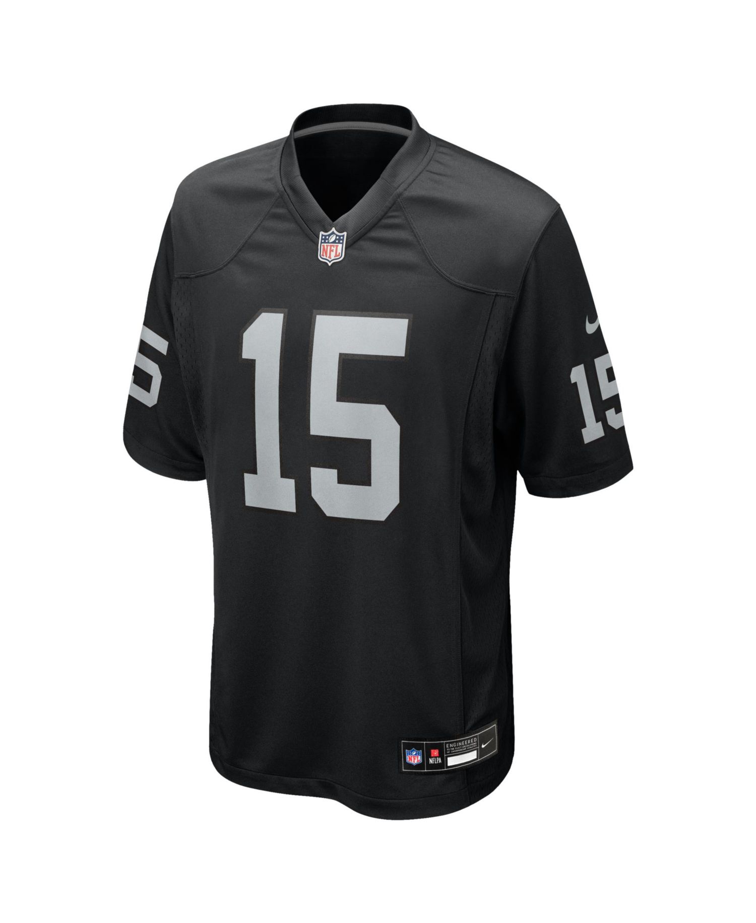 Men's Black Las Vegas Raiders Fernando Mendoza 2026 NFL Draft First Round Pick No. 1 Team Game Jersey