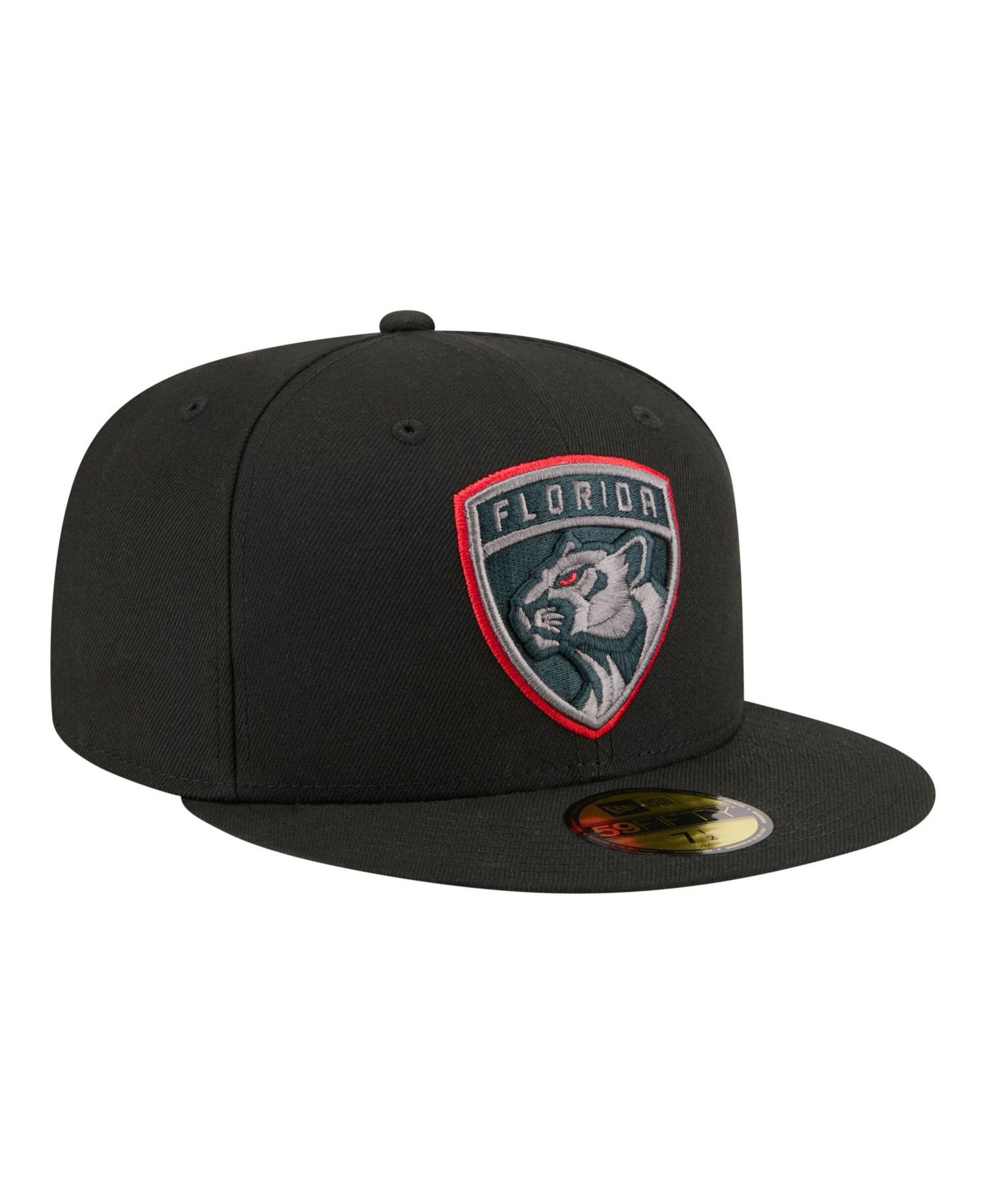 Men's Black Florida Panthers Color Pop 59FIFTY Fitted Hat
