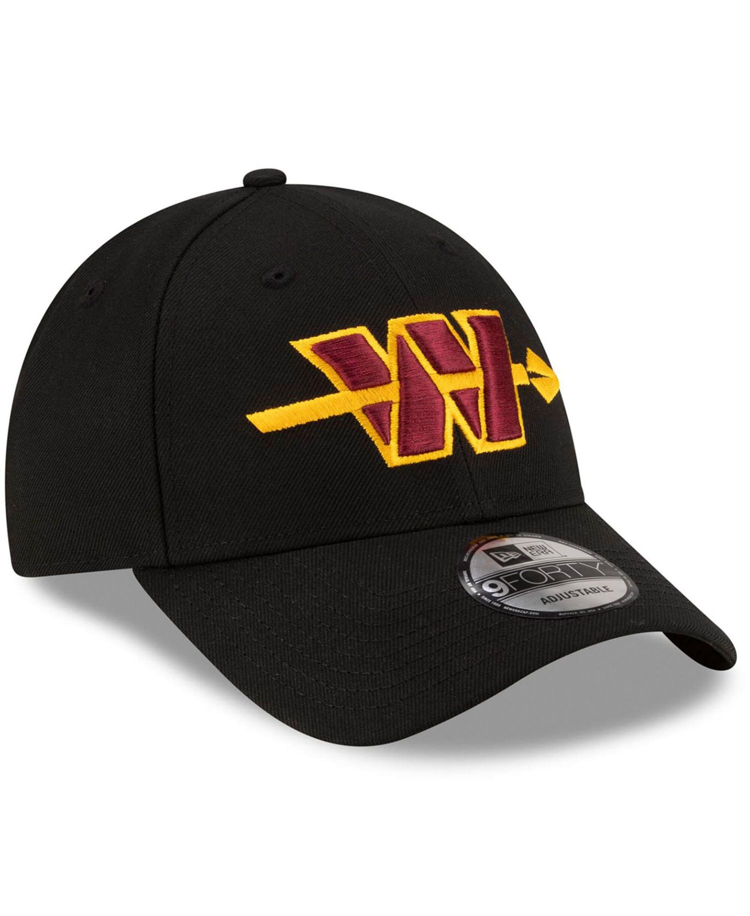 Men's Black Washington Commanders Alternate 9FORTY Adjustable Hat