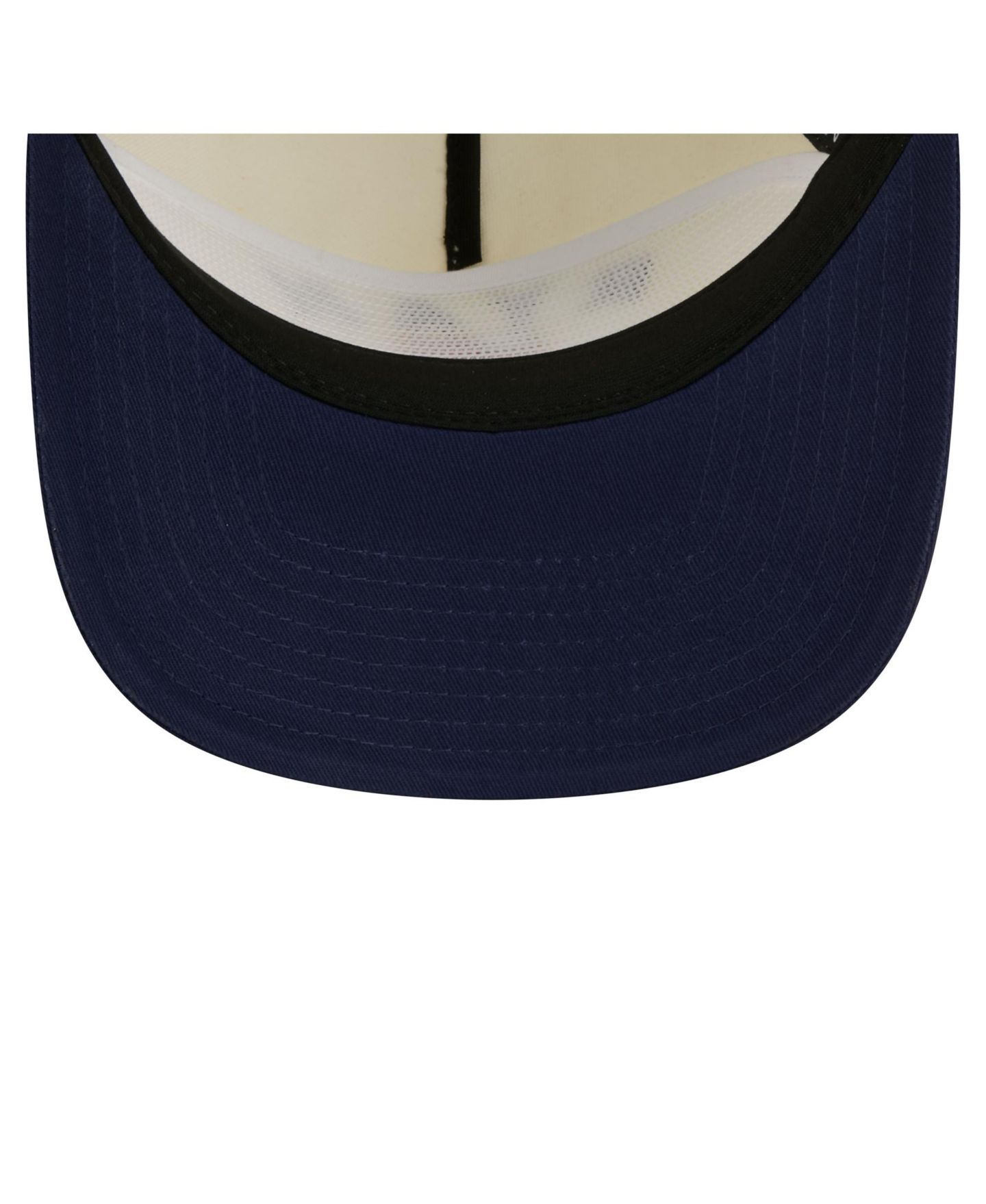 Мужская кепка New Era Cream/Navy Ryan Blaney Flag 19TWENTY Adjustable Hat — фото 2