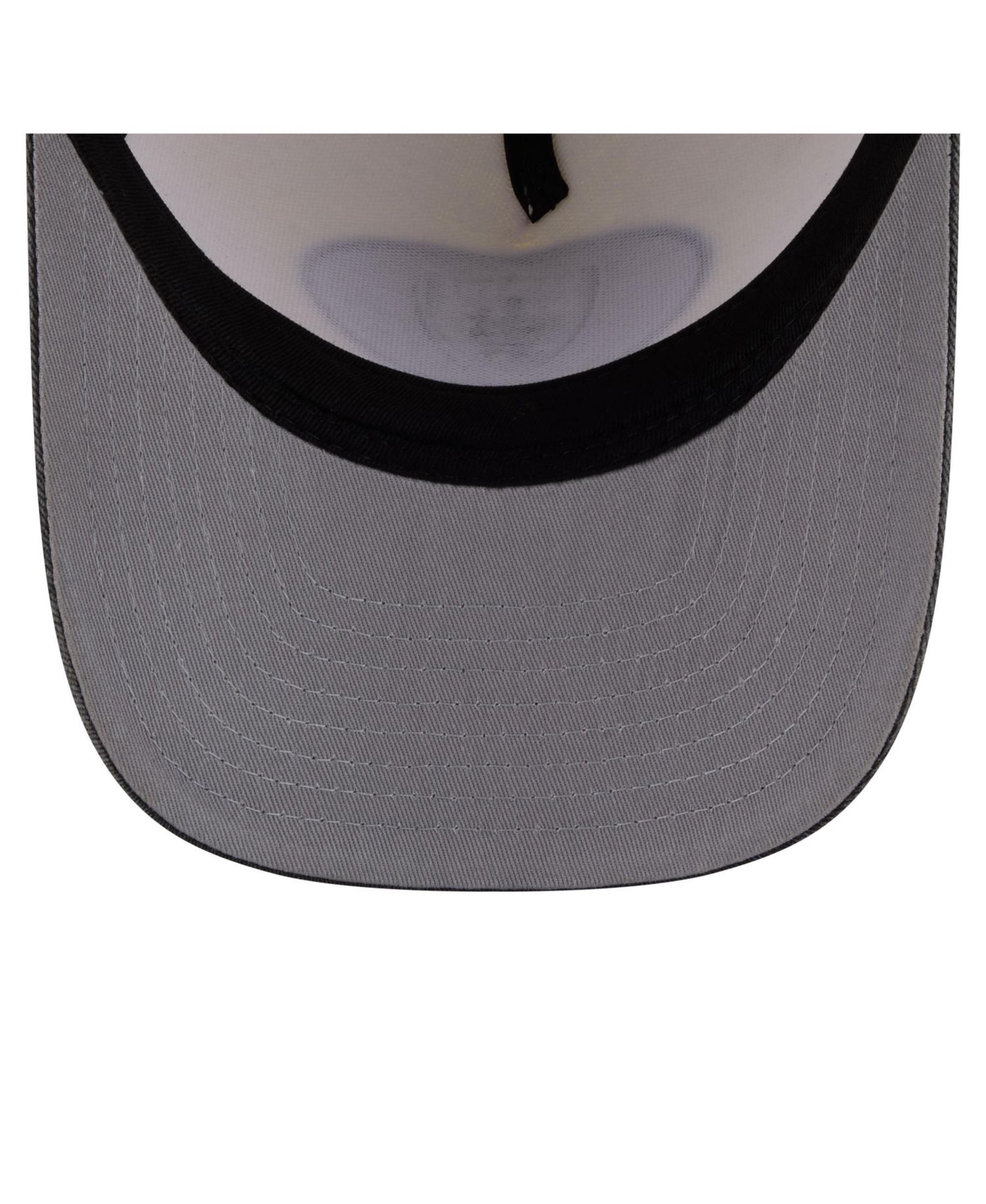 Men's Cream/Black Las Vegas Raiders Washed A-Frame 9FIFTY Snapback Hat