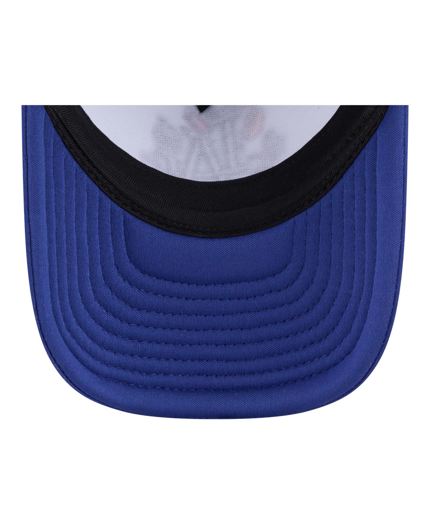 Детская кепка New Era White/Royal Los Angeles Dodgers Food A-Frame 9FORTY Trucker Adjustable Hat — фото 2