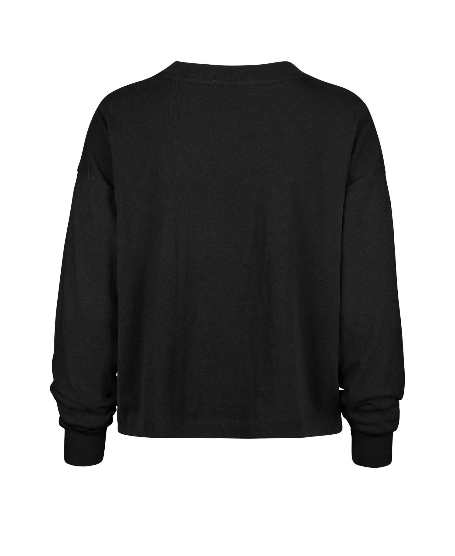 Women's Black Georgia Bulldogs Stacked Sydney Long Sleeve T-Shirt