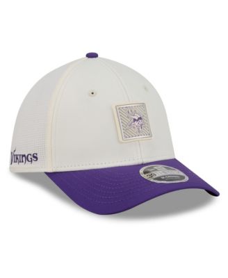 Men's Cream/Purple Minnesota Vikings 2026 NFL Training Camp 39THIRTY Flex Hat