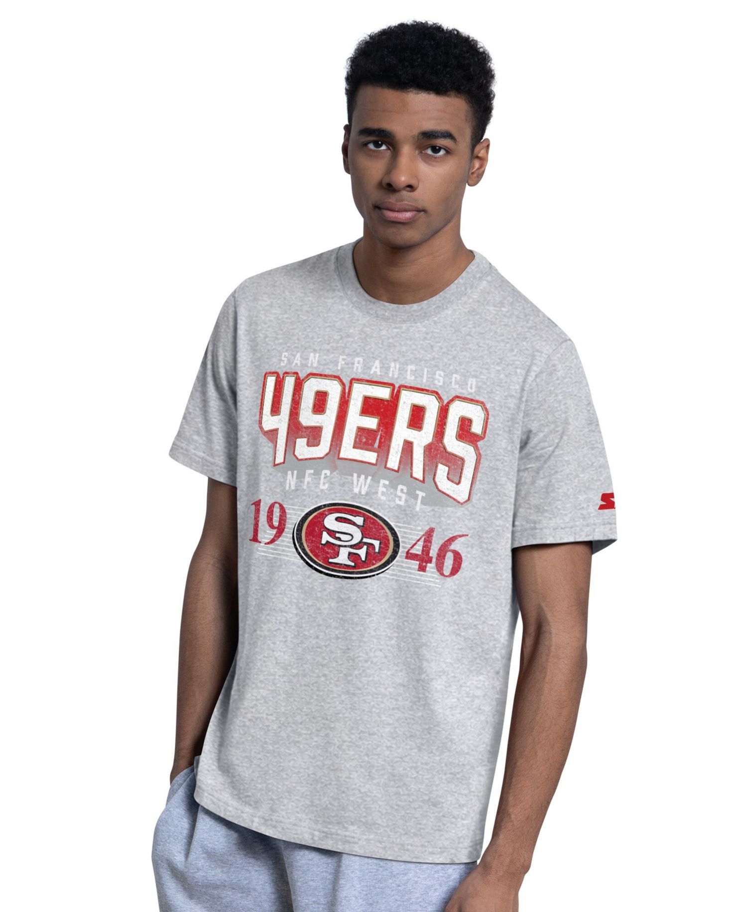 Men's 2-pack Scarlet/Gray San Francisco 49ers Logo T-Shirt