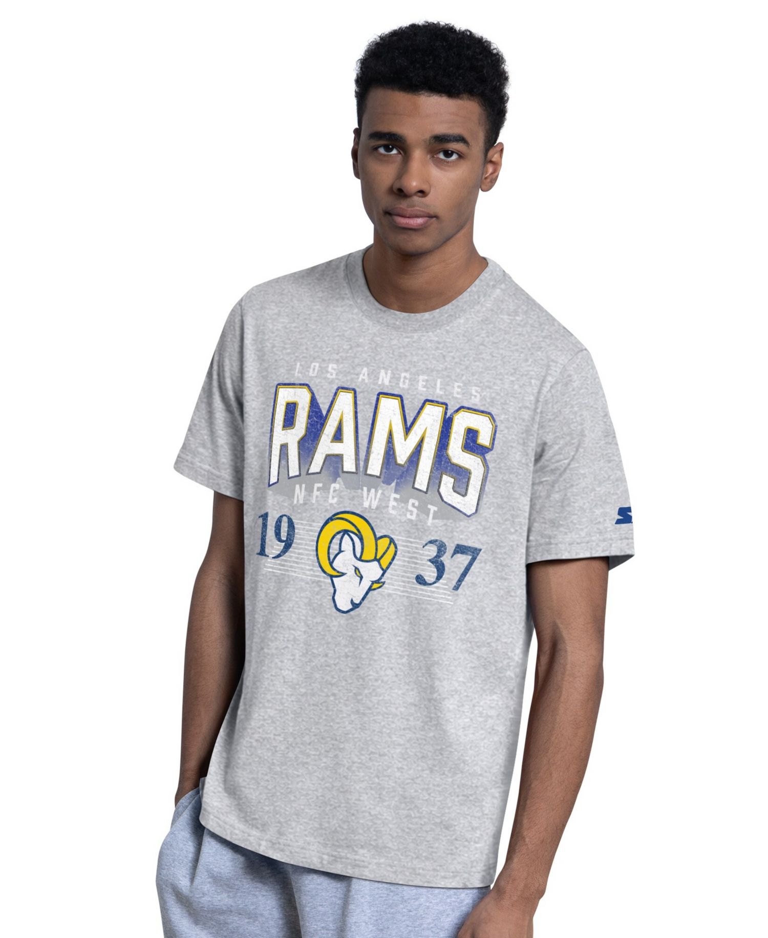 Men's 2-pack Royal/Gray Los Angeles Rams Logo T-Shirt