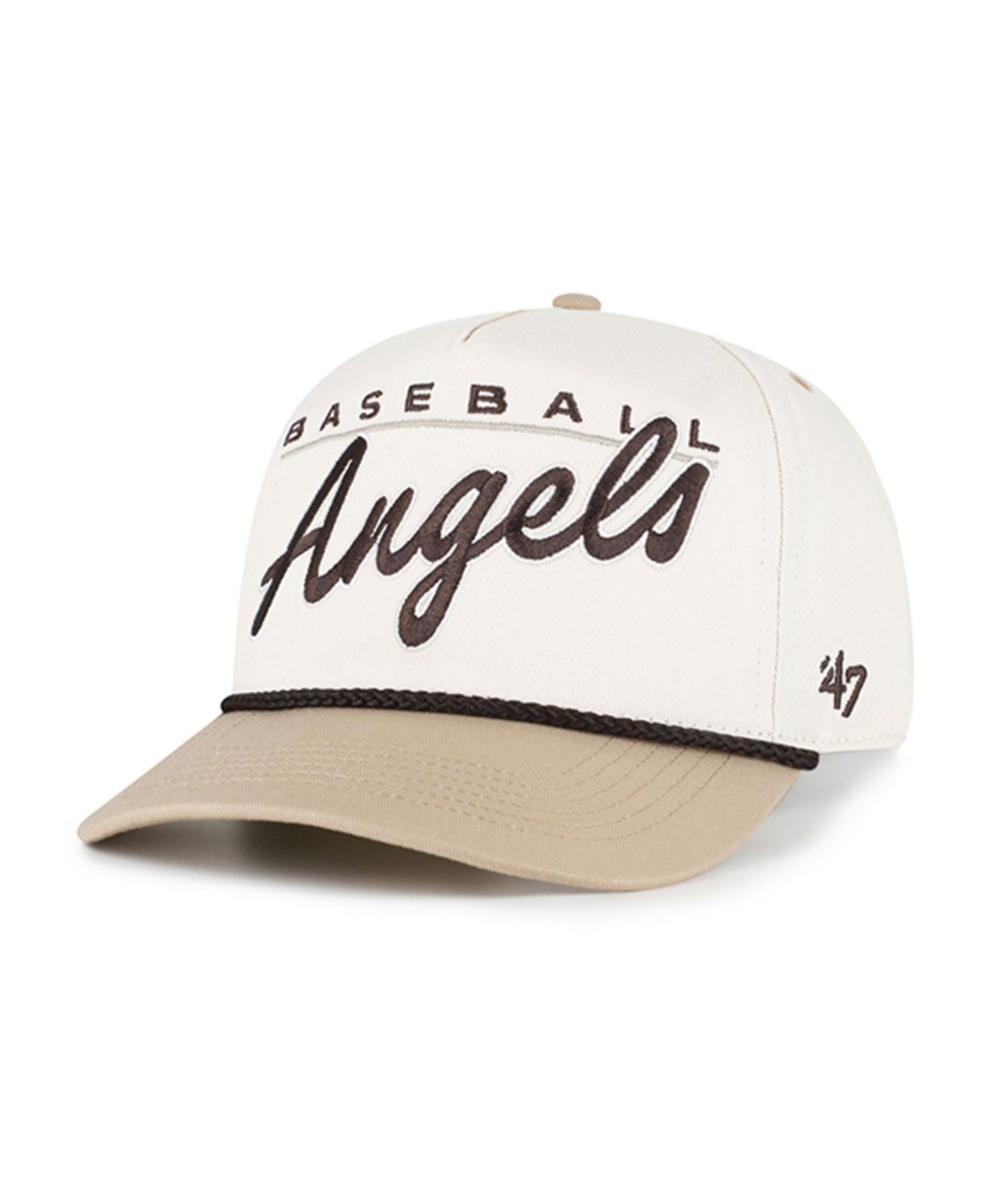 Men's Natural/Tan Los Angeles Angels Neutral Terrain Hitch Rope Adjustable Hat