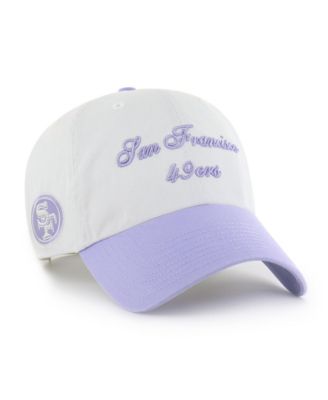 Women's White San Francisco 49ers Gelato Two-Tone Clean Up Adjustable Hat