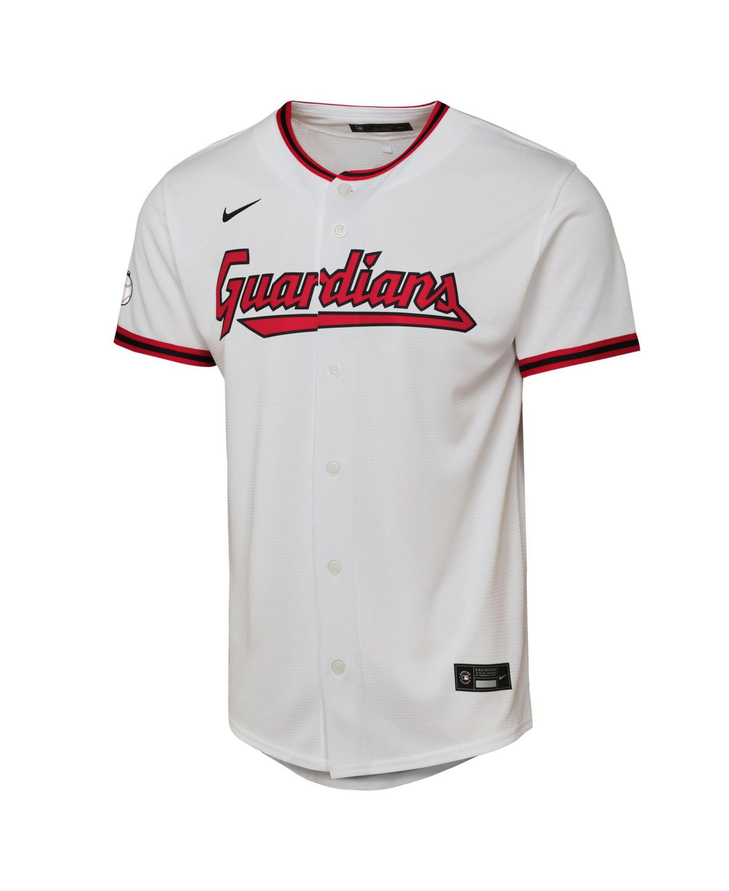 Big Boys and Girls White Cleveland Guardians Home Stadium Jersey