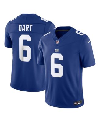 Men's Jaxson Dart Royal New York Giants Vapor F.U.S.E. Stitched Limited Jersey