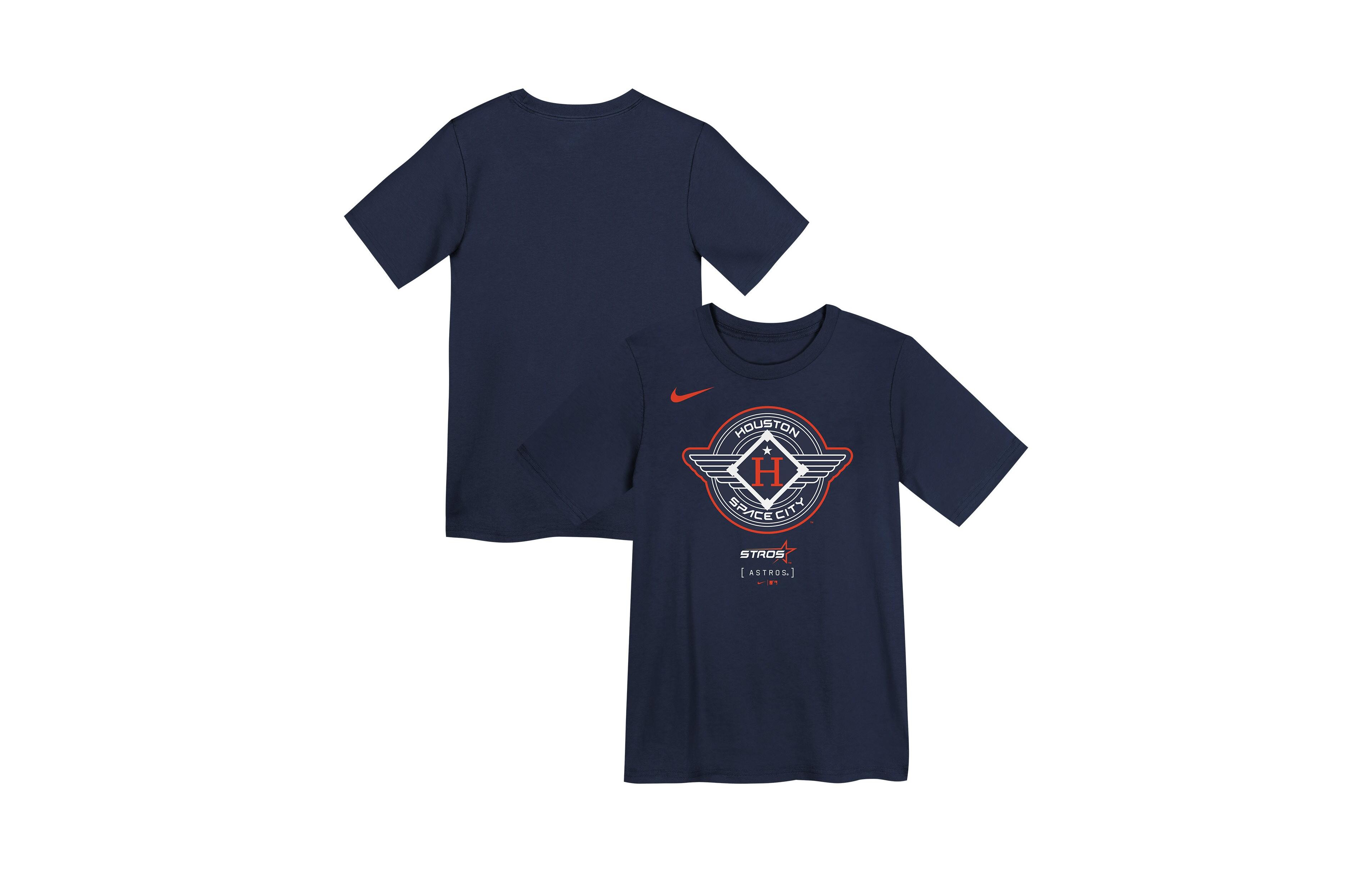 Nike Preschool Navy Houston Astros City Connect Logo T-Shirt