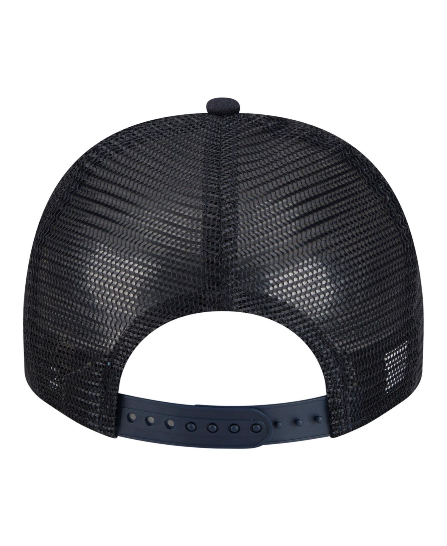 Big Boys and Girls Navy New York Yankees Logo Fade A-Frame 9FIFTY Snapback Hat