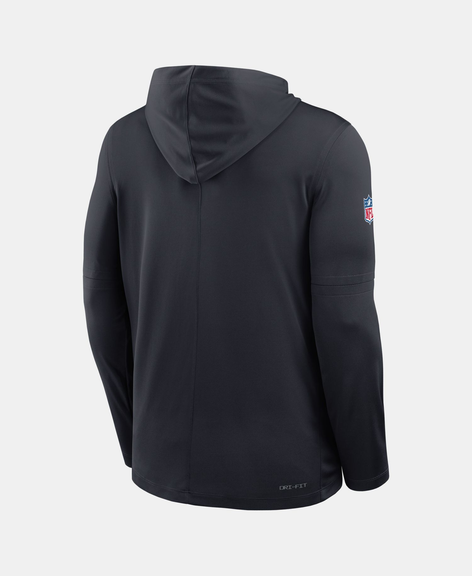 Men's Navy Houston Texans Sideline Dri-FIT Long Sleeve Hooded T-Shirt