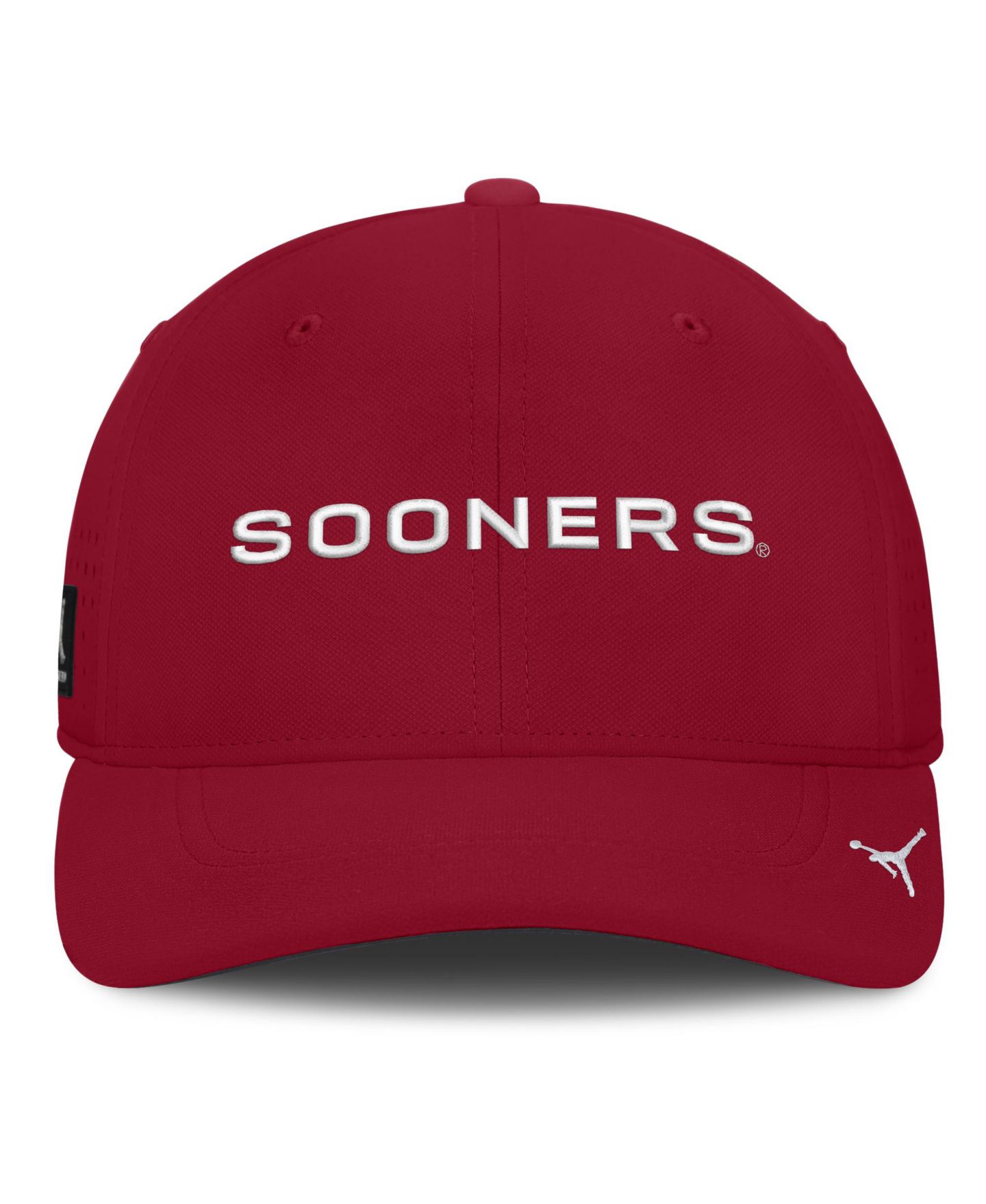 Мужской головной убор Jordan Crimson Oklahoma Sooners Gameday Aerobill Swooshflex Dri-FIT Hat — фото 5