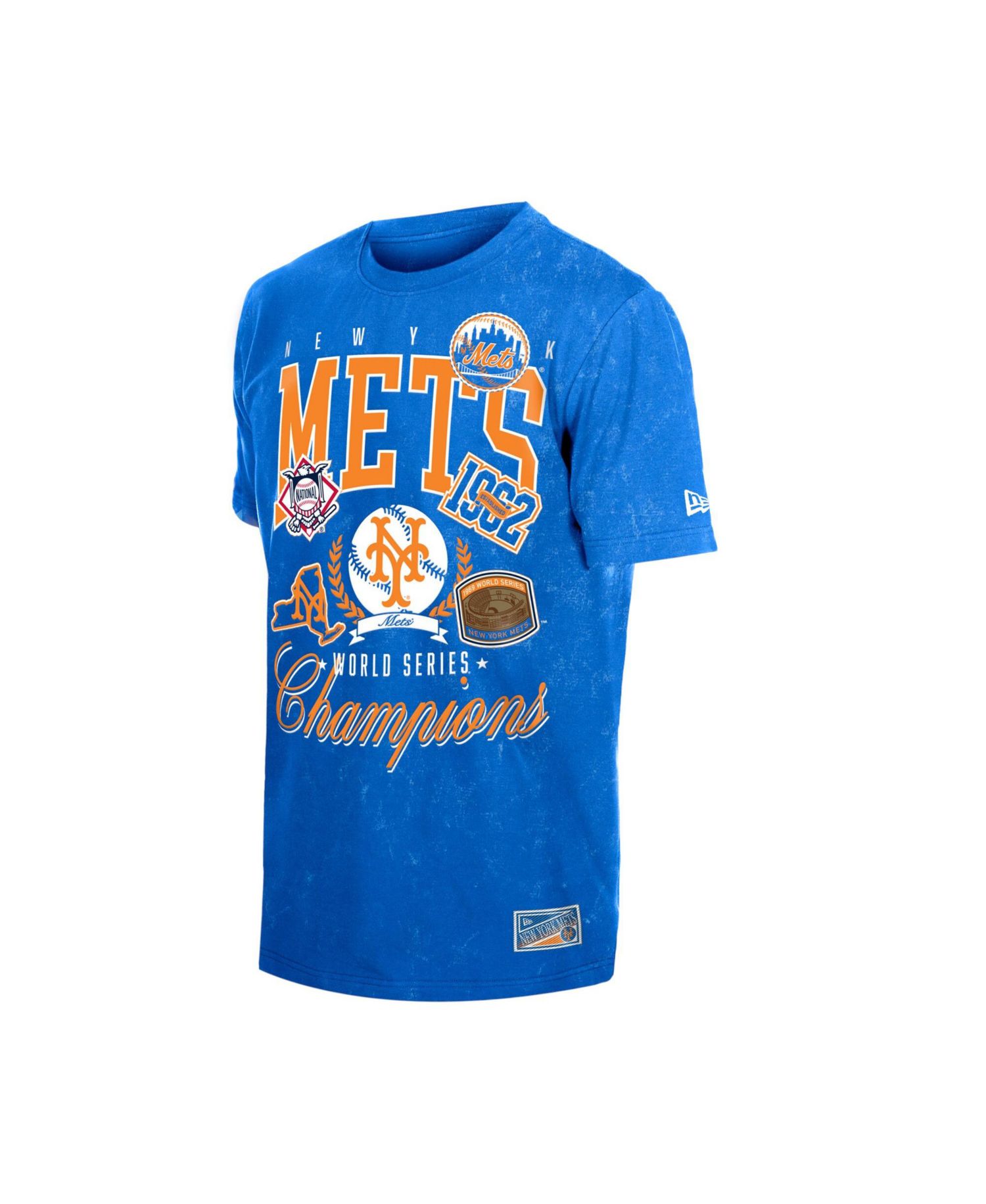 Men's Royal New York Mets Mineral Wash T-Shirt