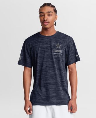 Men's Navy Dallas Cowboys Sideline Double Covered Dri-FIT Velocity T-Shirt