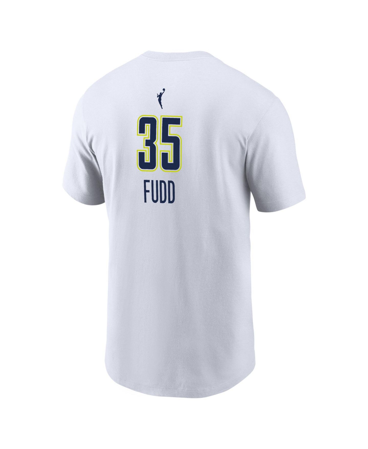Мужская футболка Nike Azzi Fudd White Dallas Wings Name & Number Heroine Edition — фото 2