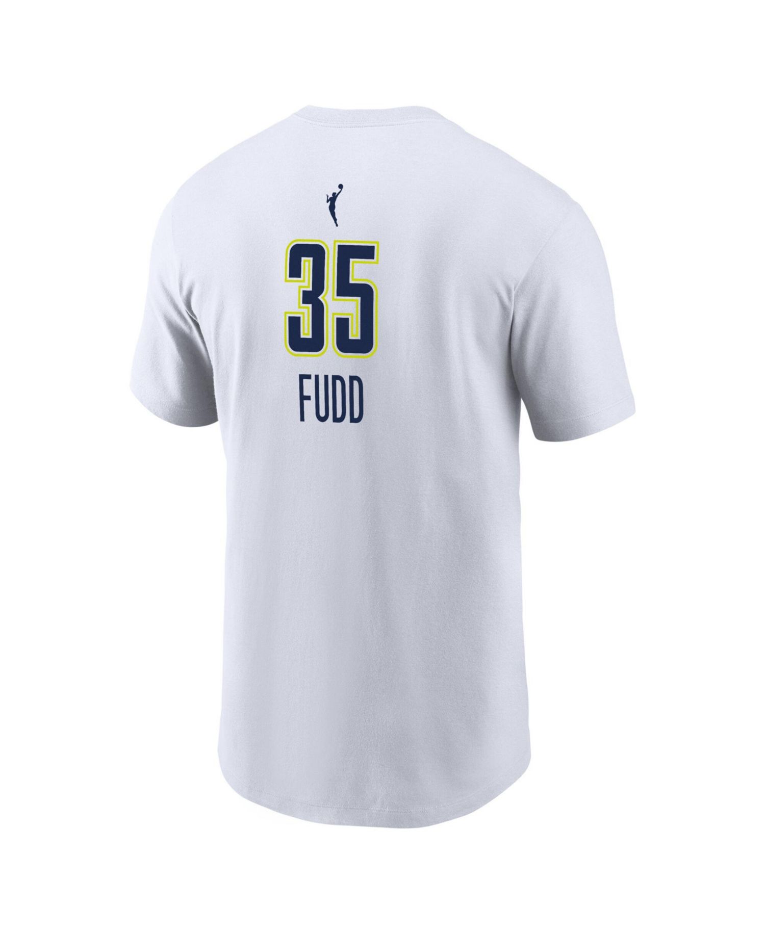 Men's Azzi Fudd White Dallas Wings Name & Number Heroine Edition T-Shirt