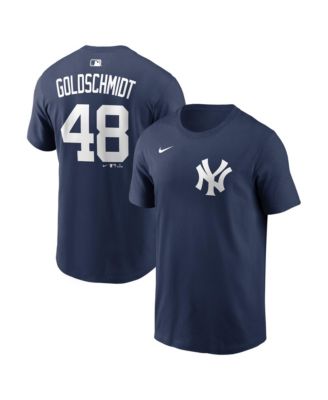 Men's Paul Goldschmidt Navy New York Yankees Name & Number T-Shirt