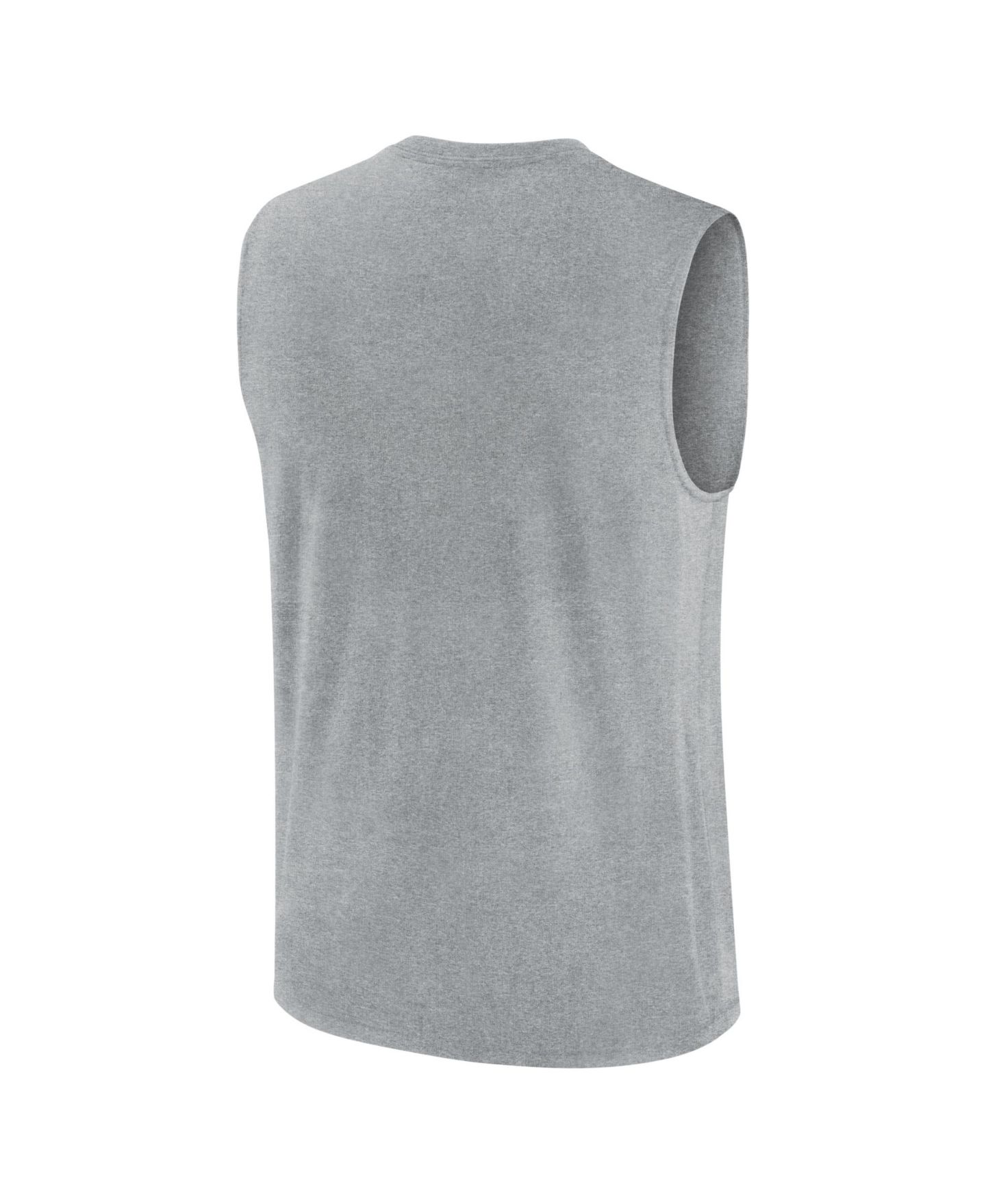 Мужская футболка Nike Heather Gray Alabama Crimson Tide Primetime Legend Arch Dri-FIT Muscle — фото 2