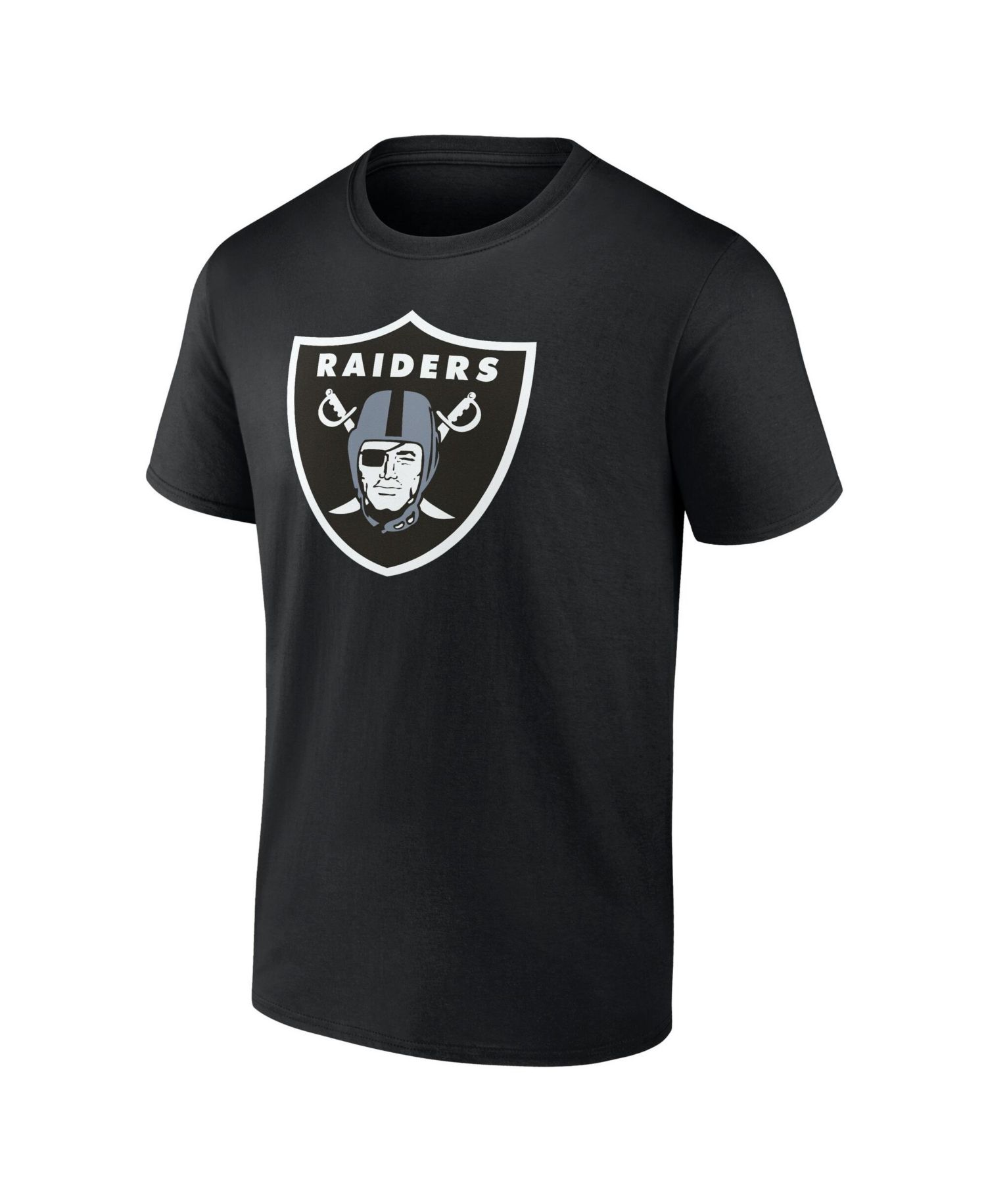 Men's Black Las Vegas Raiders Primary Logo T-Shirt