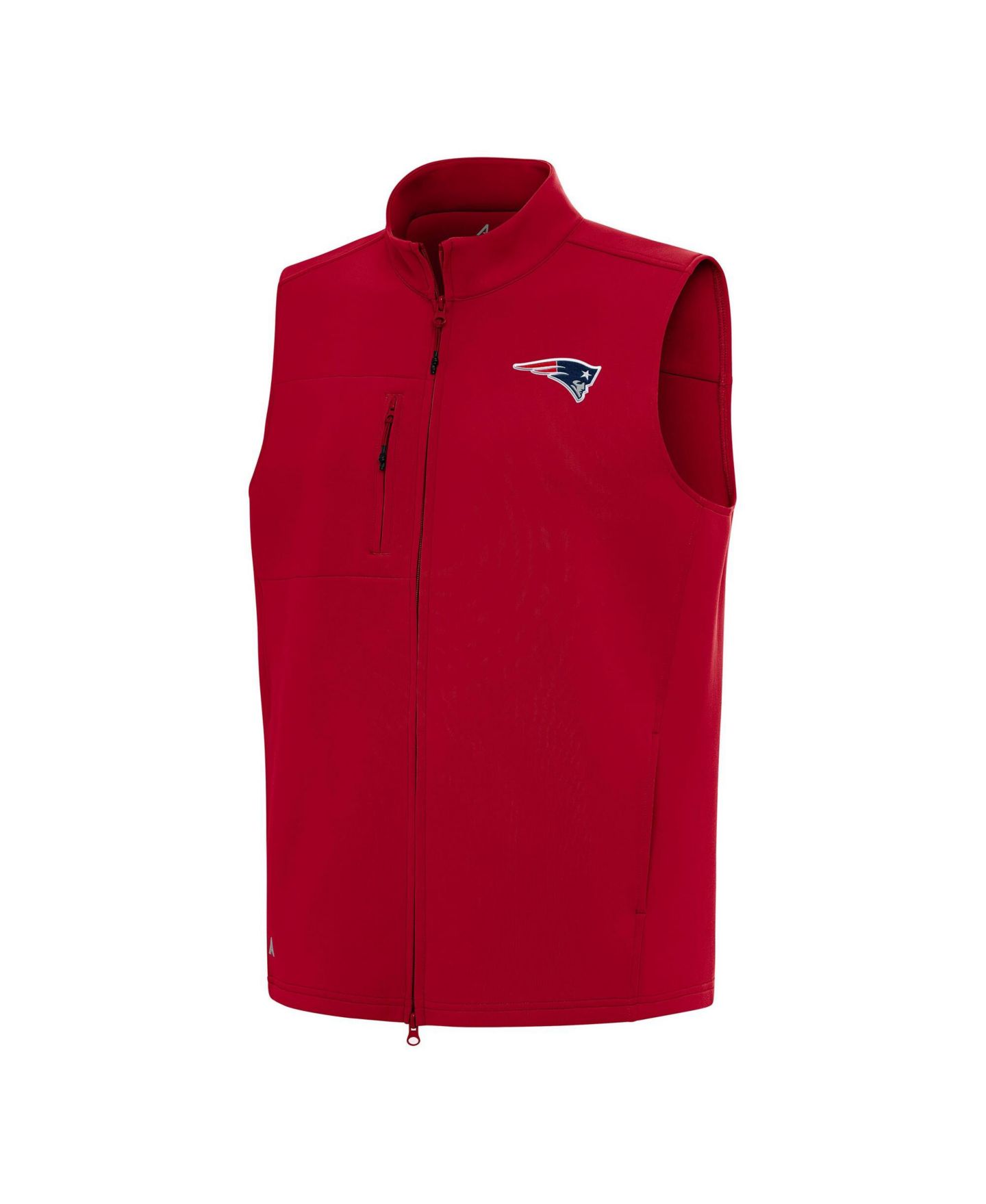 Мужской жилет Antigua Red New England Patriots Demand Full-Zip Vest — фото 1