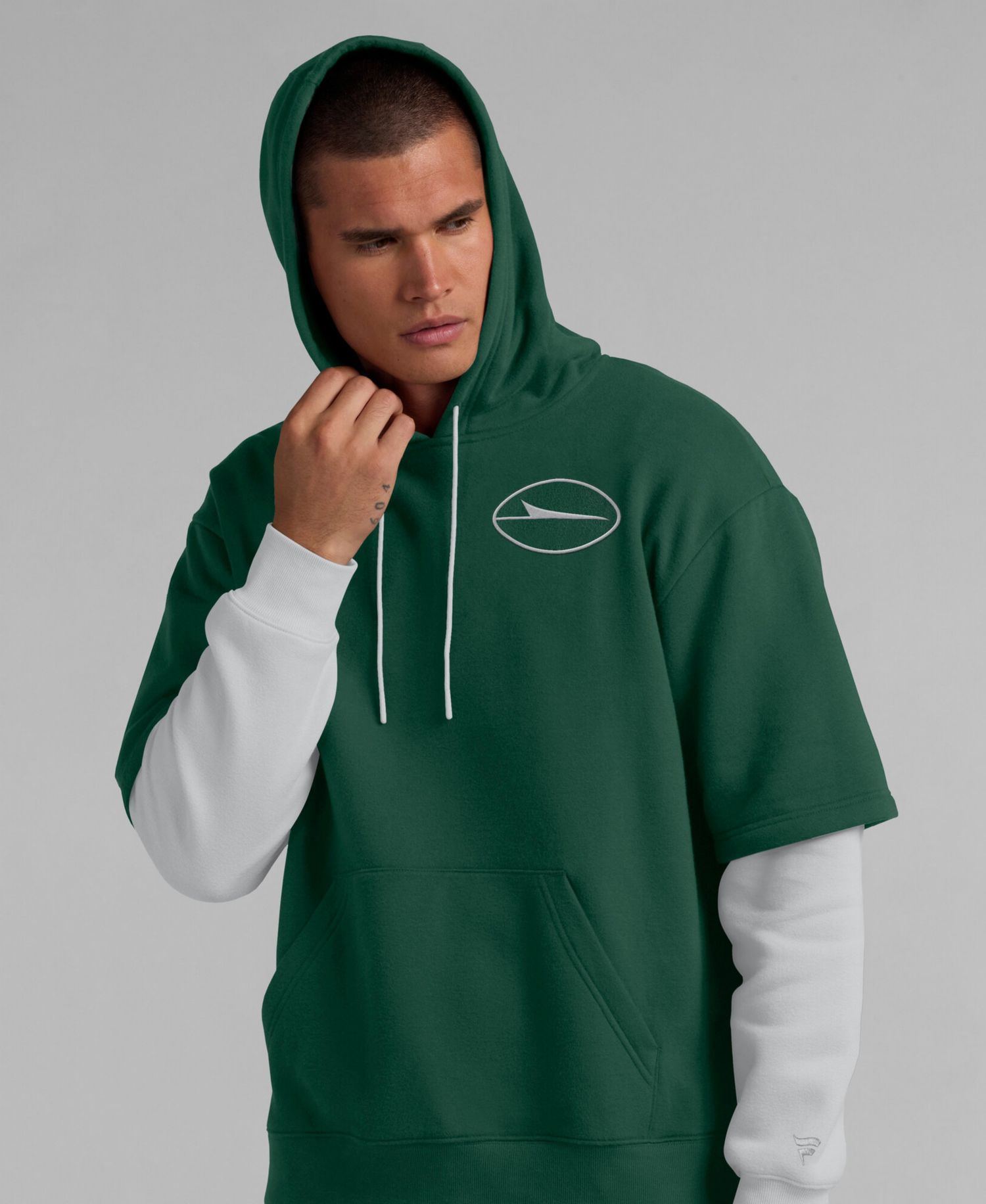 Men's and Women's Green New York Jets Sleek Elements Pullover Hoodie