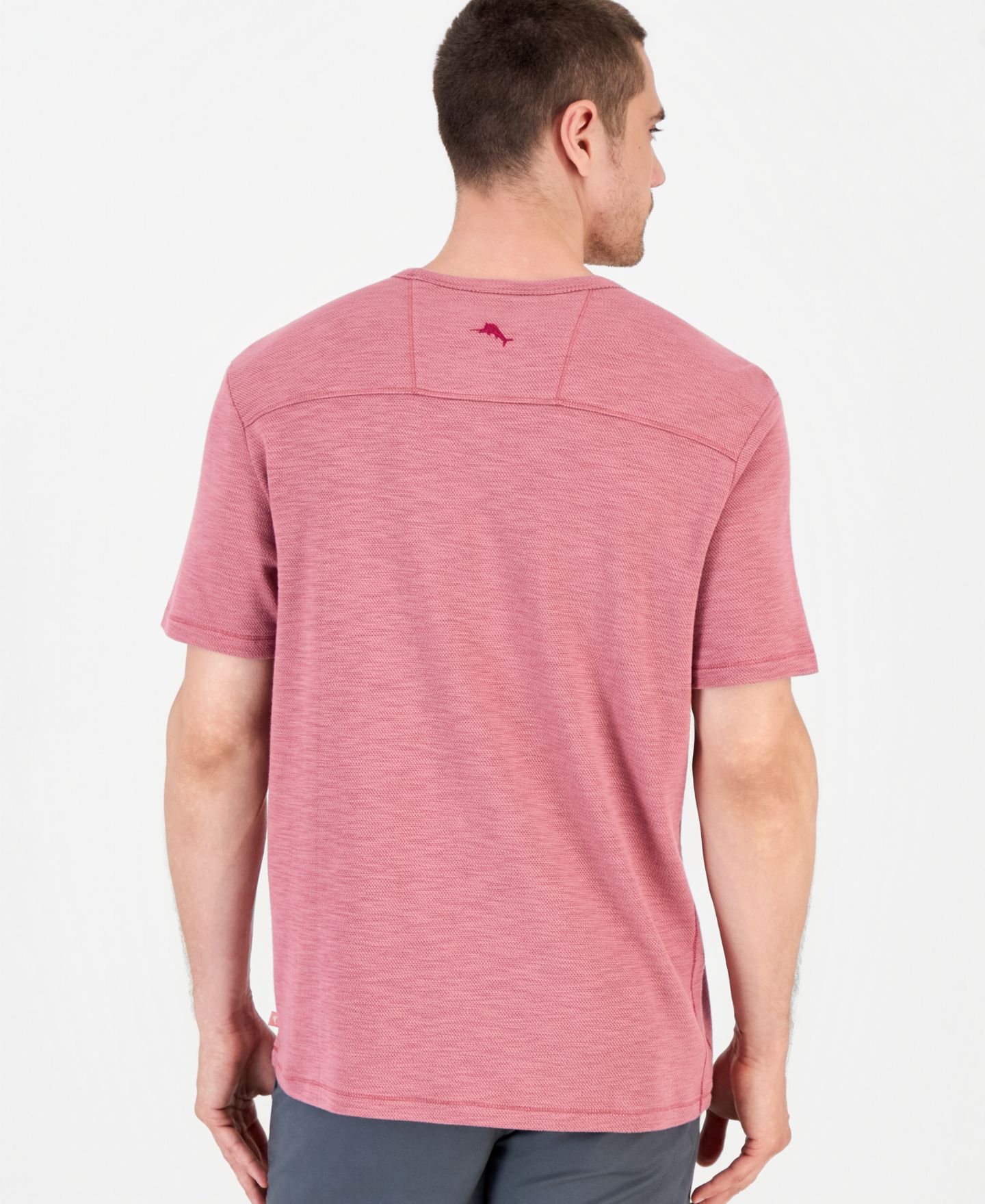 Мужская футболка Tommy Bahama Sand Wave Crewneck, цвет: Cosmopolitan — фото 2
