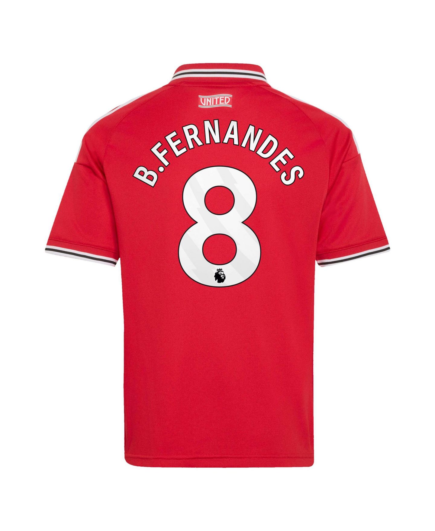 Детское джерси adidas Big Boys and Girls Bruno Fernandes Red Manchester United 2026/27 Home Replica Jersey — фото 2