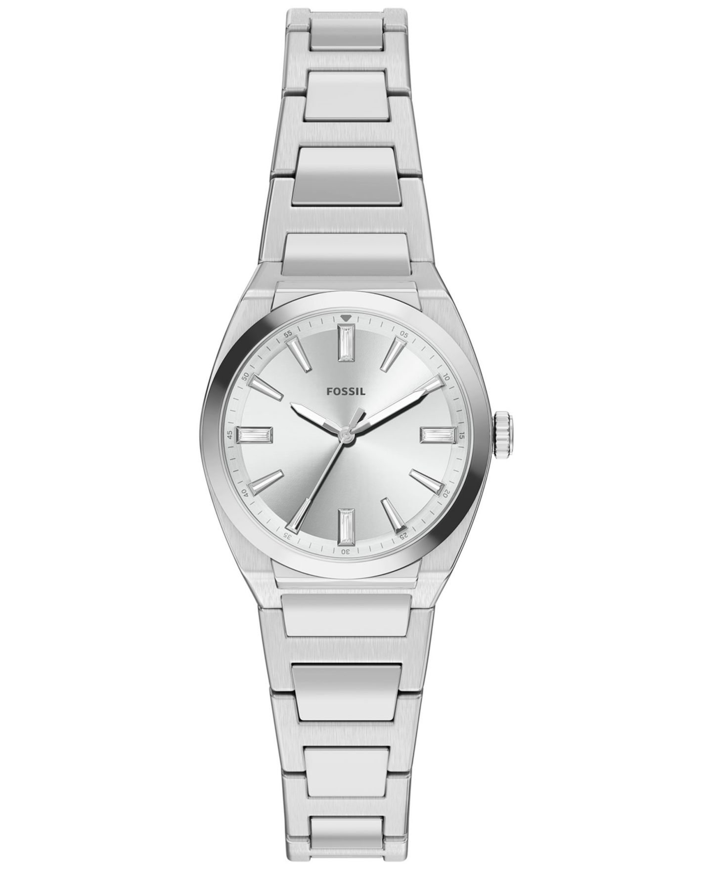 Женские часы Fossil Everett Three-Hand Stainless Steel Watch 27mm — фото 1