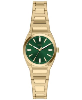 Women's Everett Three-Hand Gold-Tone Stainless Steel Watch 27mm