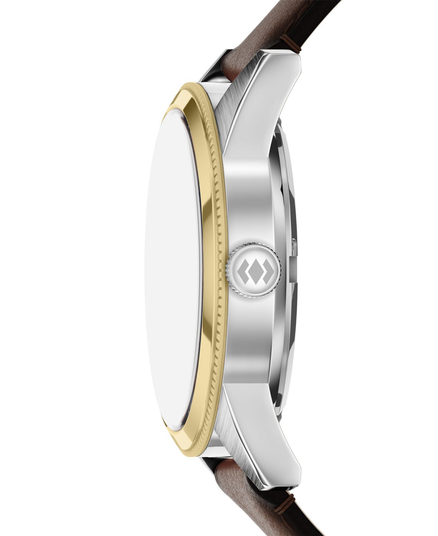 Мужские часы Fossil Pearson Multi-Function Brown Leather Watch 42mm — фото 3