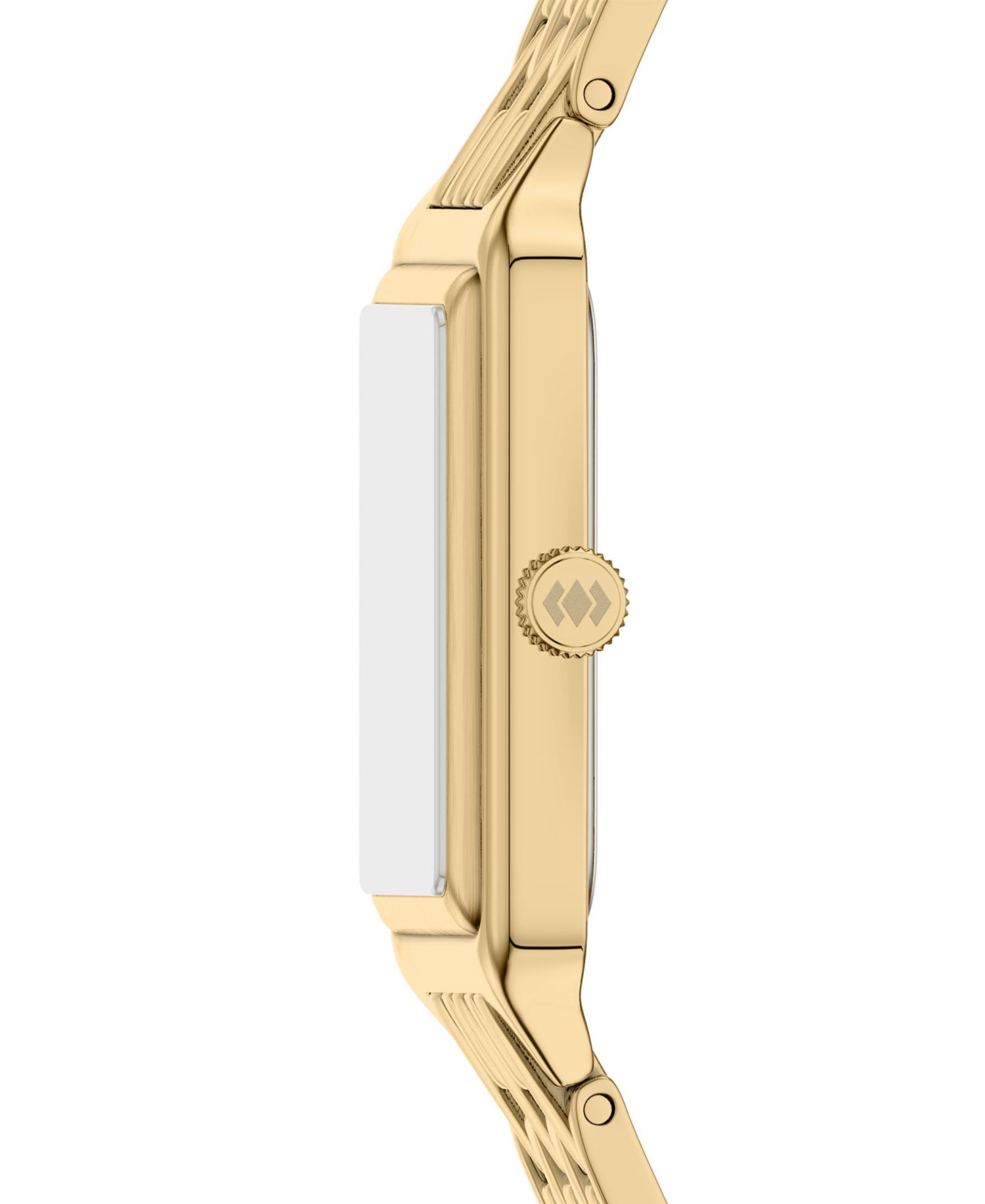 Women's Raquel Three-Hand Date Gold-Tone Stainless Steel Watch 23mm