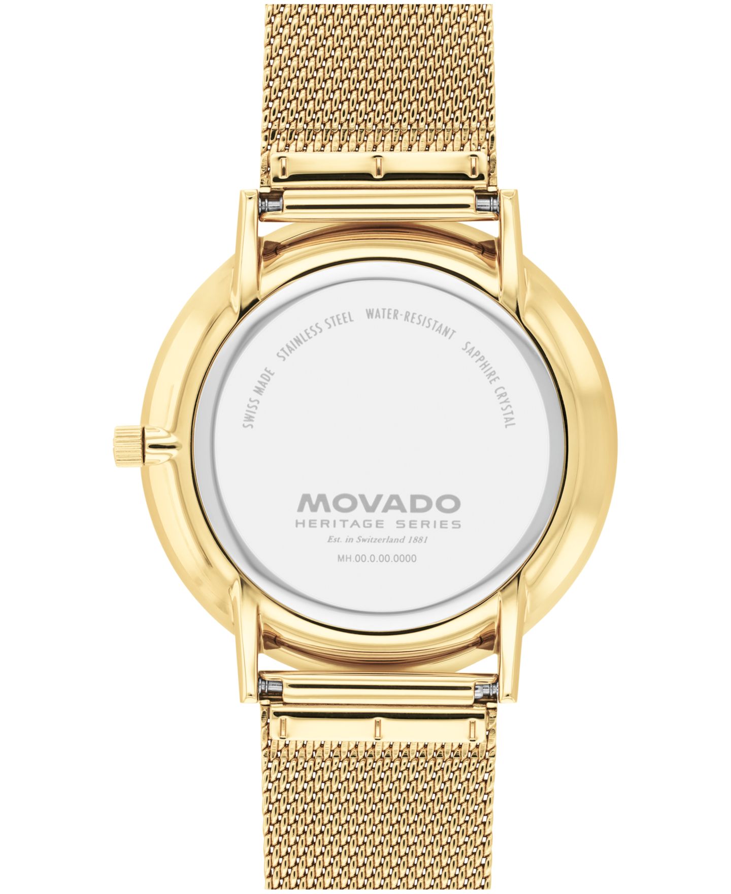 Мужские часы Movado Silhouette Swiss Quartz Ionic Plated Light Yellow Gold Steel Watch 40mm — фото 3