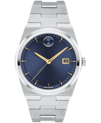 Men's Bold Quest Swiss Quartz Stainless Steel Watch 40mm
