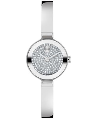 Women's Bold Bangle Mini Swiss Quartz Stainless Steel Watch 22.50mm