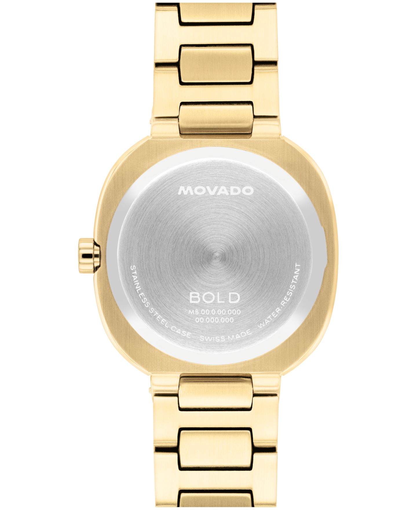 Женские часы Movado Bold Nuvo Swiss Quartz Ionic Plated Light Yellow Gold Steel Watch 30mm — фото 3