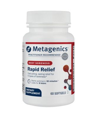 Rapid Relief - Herbal Softgel with Turmeric and Boswellia - Supports Fast Relief for Muscle, Back and Joint Discomfort - 60 Softgels