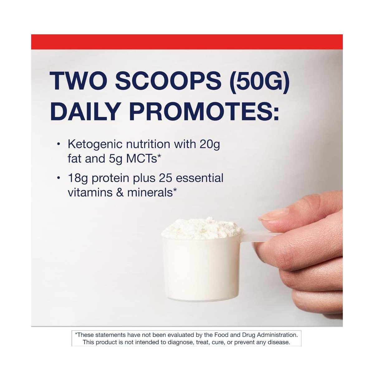 Metagenics Ketogenic Shake Keto Protein Powder Low Carb, Sugar Free