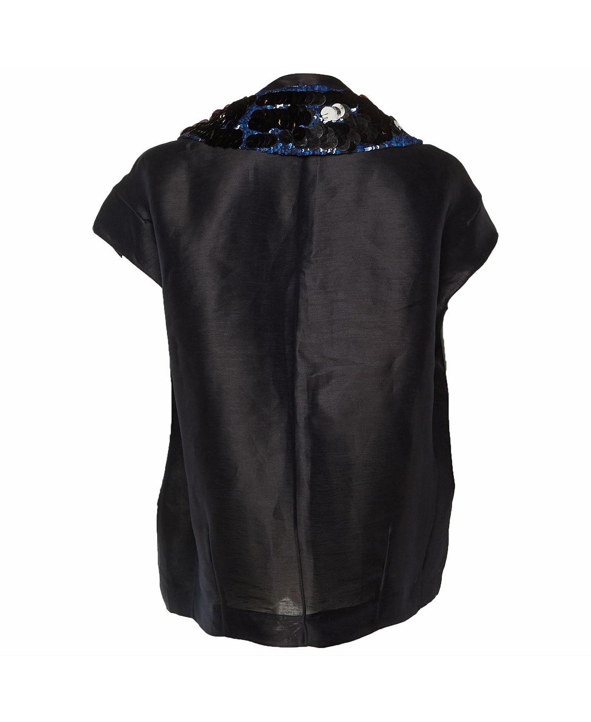 Pre-Owned Marni Women's Embellished Detail Silk and Linen Open Jacket view 2 — MAYCSS fashion products
