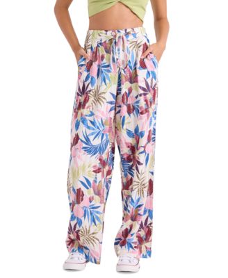 Women's Pull-On Wide-Leg Swim Cover-Up Pants
