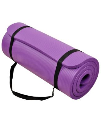 Yoga Mat Thick High Density Exercise Carrying Strap
