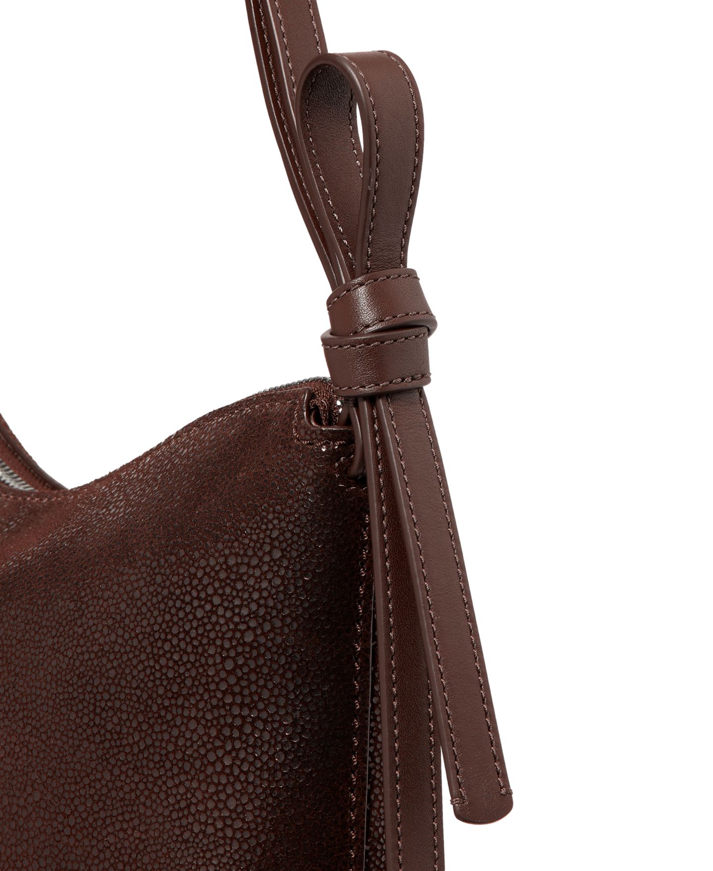Женская сумка kate spade new york Loop Dot Medium Leather Shoulder Handbag, цвет: Hot Fudge — фото 4