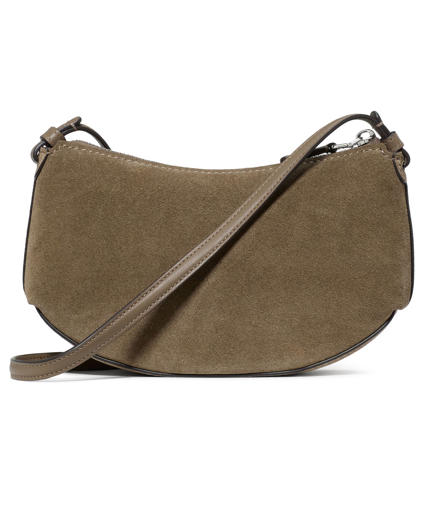 Женская сумка kate spade new york Loop Suede Small Crossbody, цвет: Driftwood — фото 4