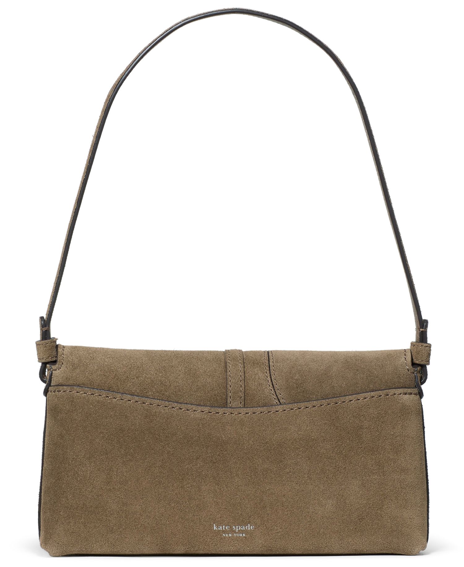 Loop Dot Patchwork Suede Flap Small Shoulder Bag