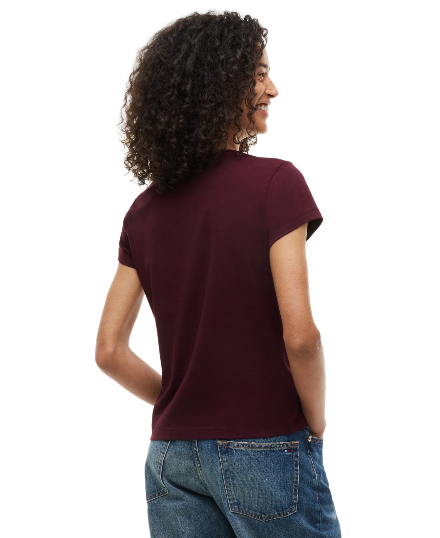 Women's Script Logo Crewneck Short-Sleeve T-Shirt
