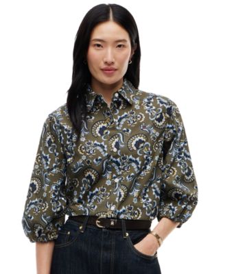 Women's Printed 3/4-Sleeve Shirt