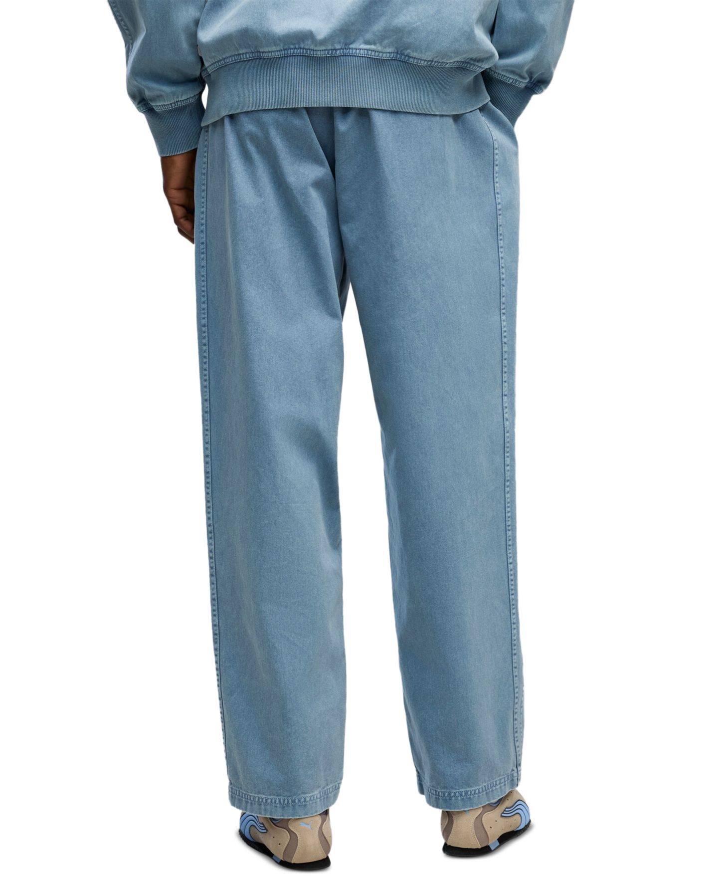 Мужские брюки Puma T7 Denim Pants, цвет: Холодный синий — фото 4