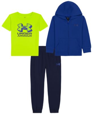 Boys' 2T-7 Long-Sleeve Hoodie, T-Shirt and Pants, 3-Piece Set
