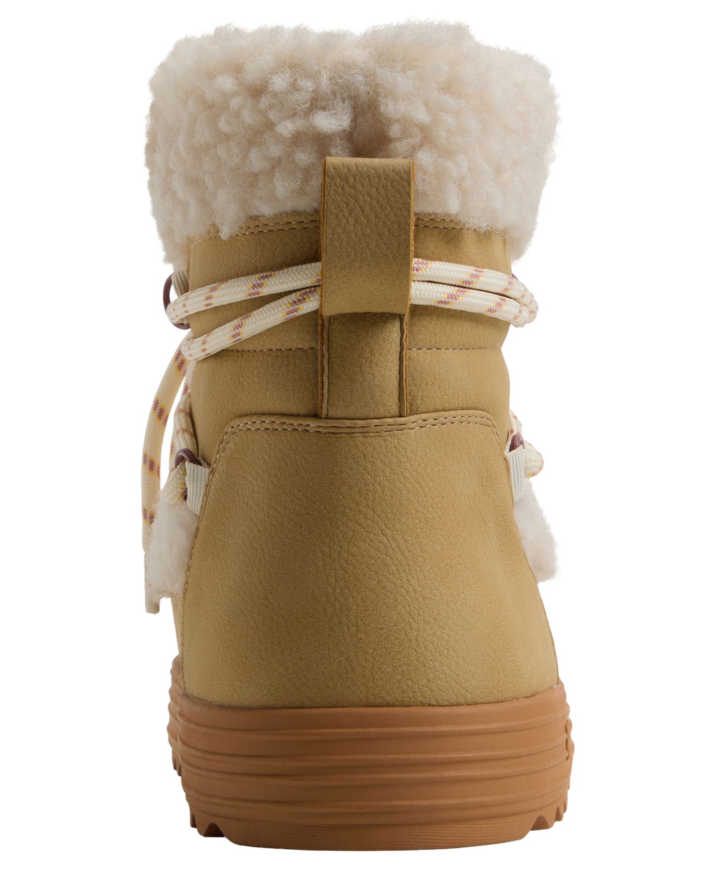 Женские ботинки Roxy Hot Cocoa Lace-Up Ankle Booties, цвет: Рыжевато-коричневый замшевый — фото 3